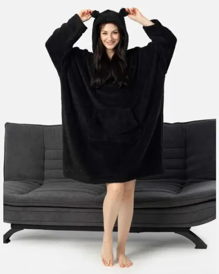 Dámske oversize mikina s kapucňou