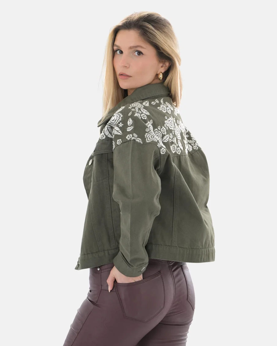 Image 4 of - ladiestwilljacketgreen4jpg