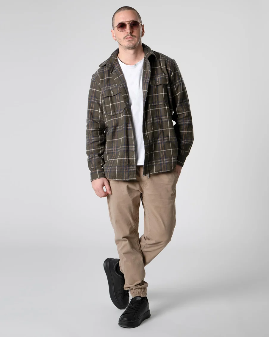 Image 3 of - mencottonflannelovershirt4jpg