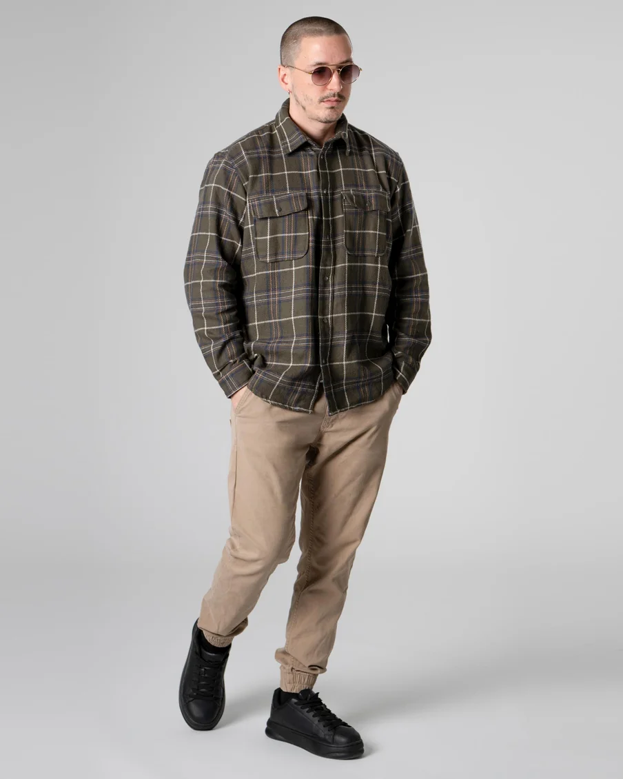 Image 7 of - mencottonflannelovershirt7jpg