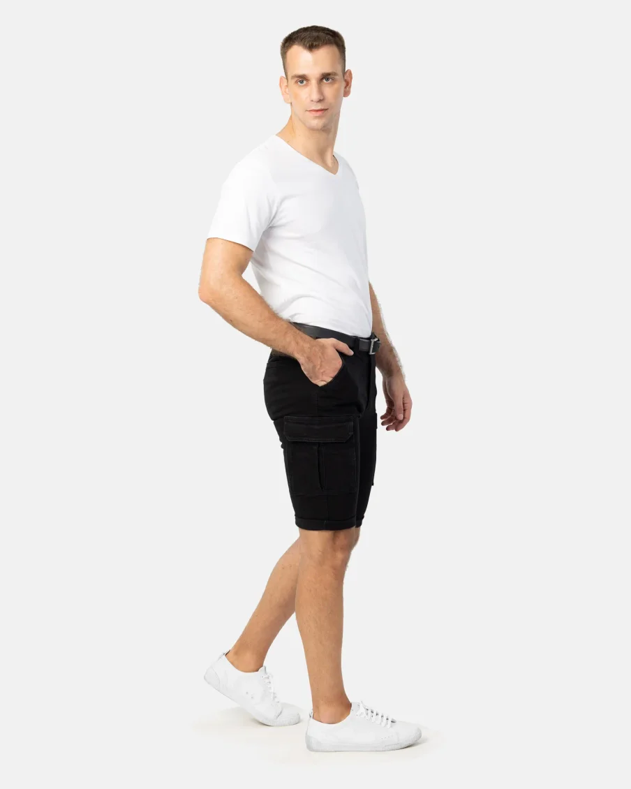 Image 2 of - mens-twill-cargo-shorts-2jpg