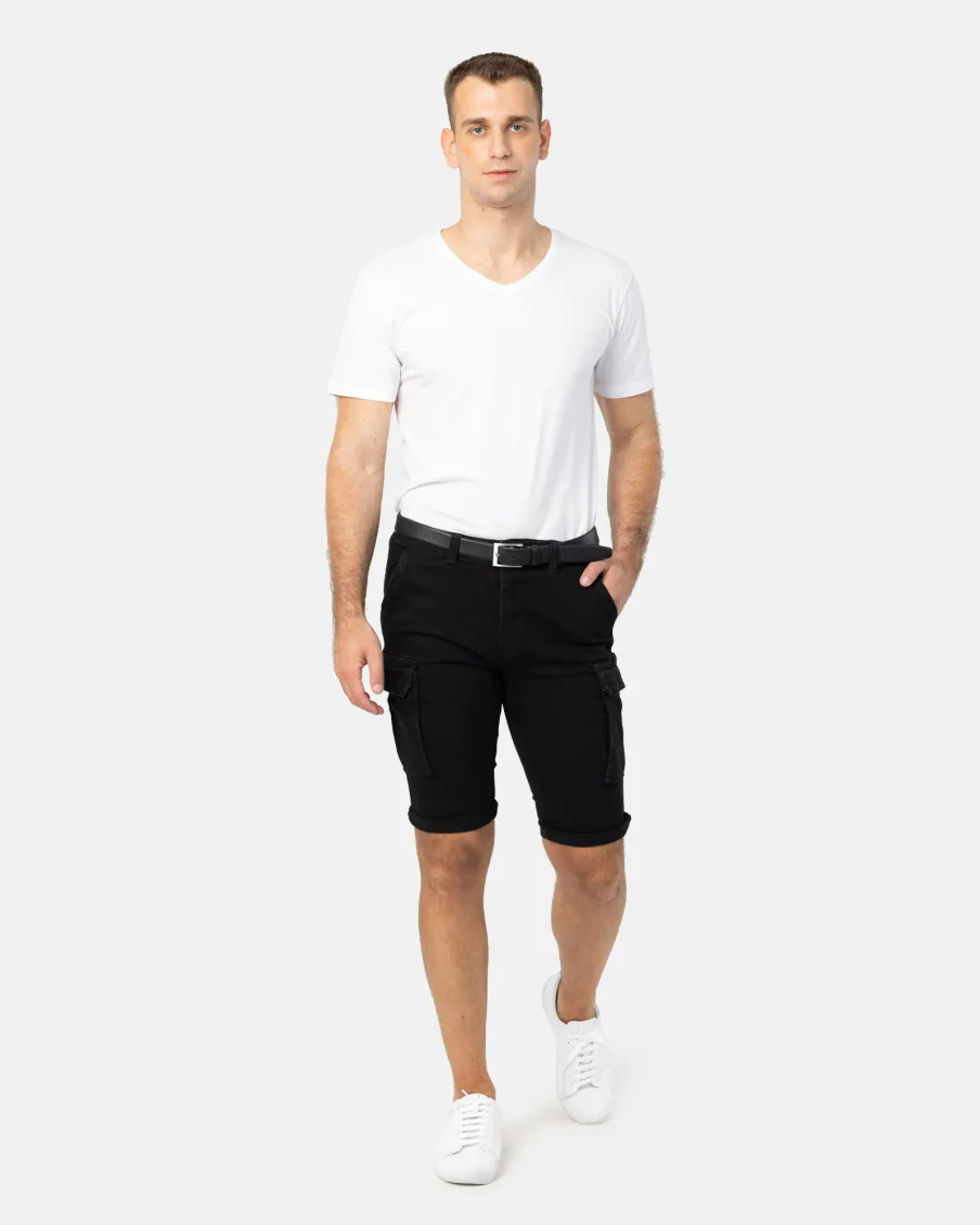 Image 3 of - mens-twill-cargo-shorts-3jpg