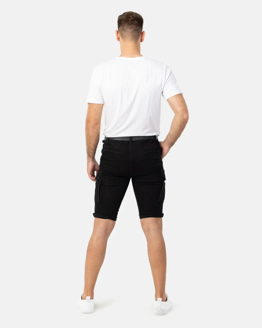 Image 4 of - mens-twill-cargo-shorts-4jpg