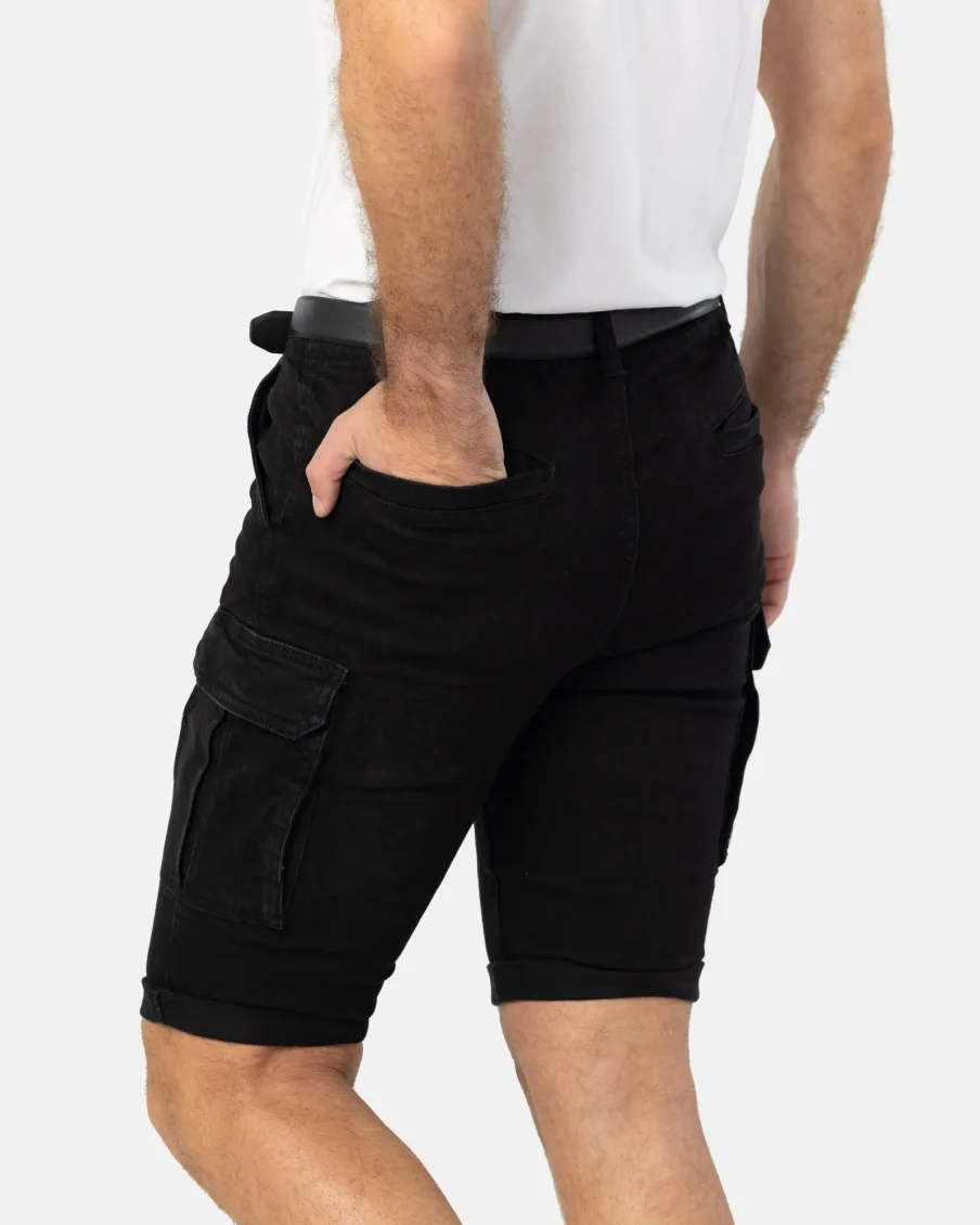 Image 6 of - mens-twill-cargo-shorts-6jpg