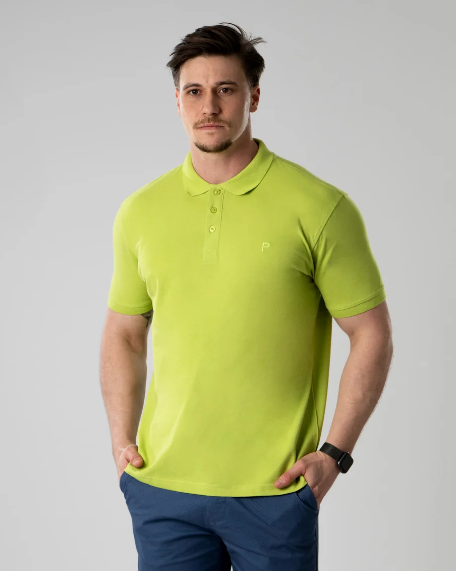 Image 4 of - menspoloshirtlime1jpg