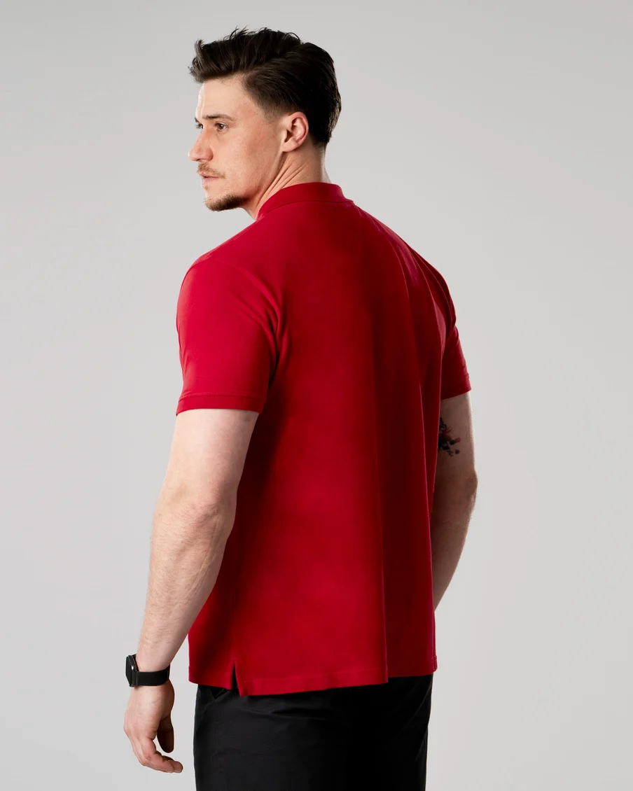 Image 3 of - menspoloshirtred5jpg