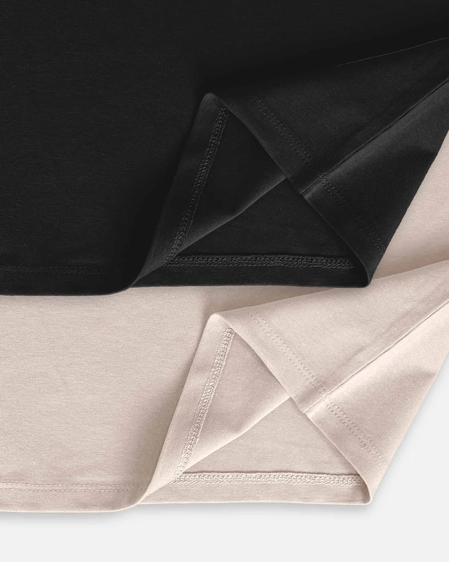 Image 6 of - ladiesdressblackbeige6jpg