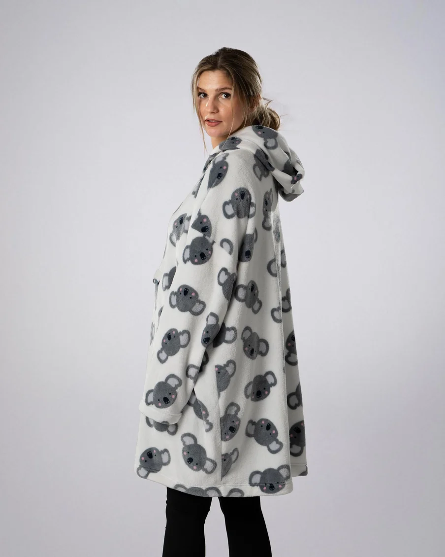 Image 1 of - ladiesoversidzedhoodieaopkoyalafaces4jpg