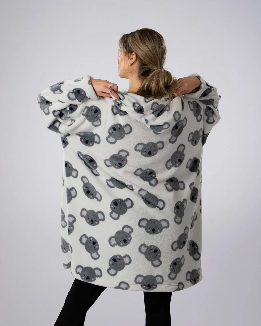 Image 3 of - ladiesoversidzedhoodieaopkoyalafaces6jpg