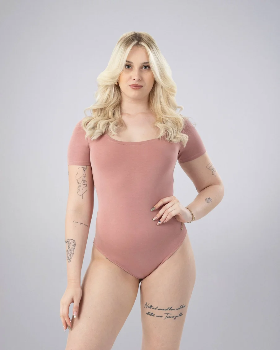 Image 1 of - ladiesssbodysuitashrose1jpg