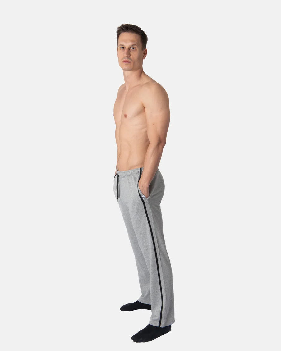 Image 3 of - mensloungewearpantblacklight-grey3jpg