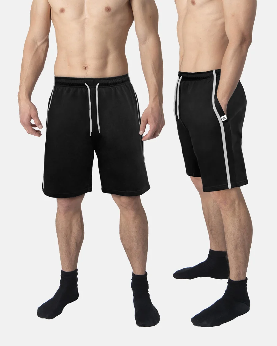 Image 10 of - mensloungewearshortsblacklight-grey4jpg