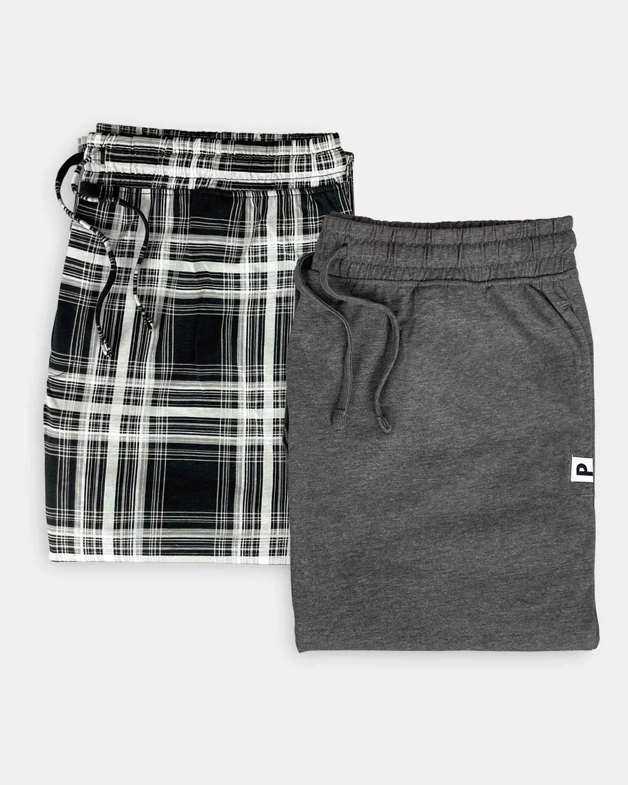 Image 10 of - mensnightwearpantblackgrey10jpg