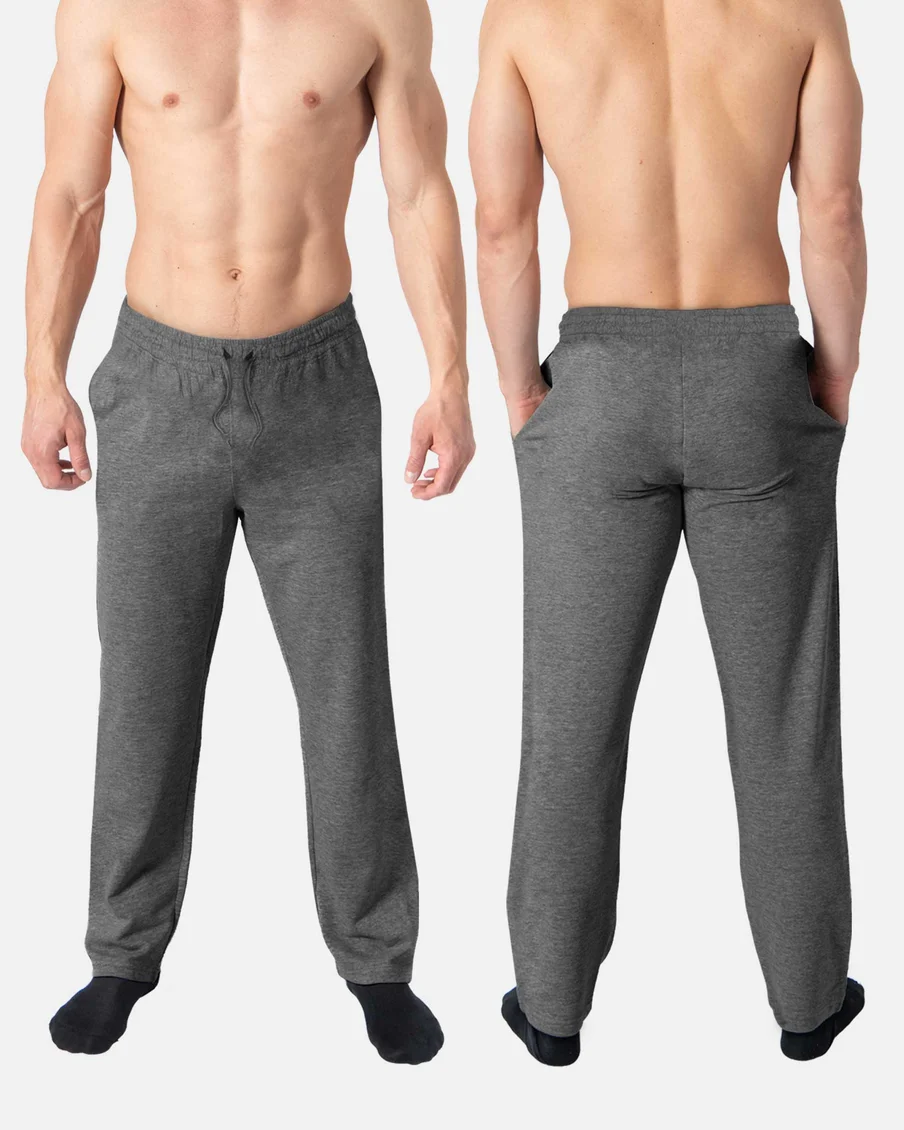 Image 8 of - mensnightwearpantblackgrey8jpg