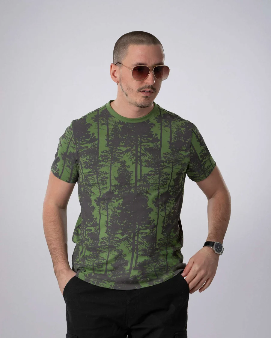 Image 2 of - menstshirtgreenaop2jpg