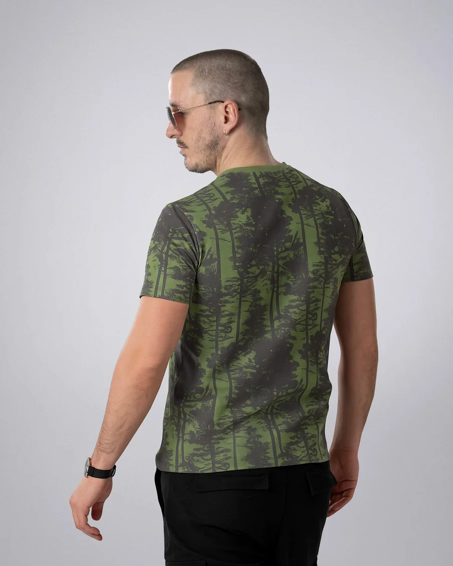 Image 5 of - menstshirtgreenaop5jpg