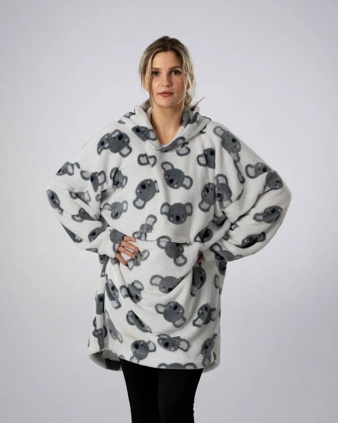 Dámske oversize mikina s kapucňou